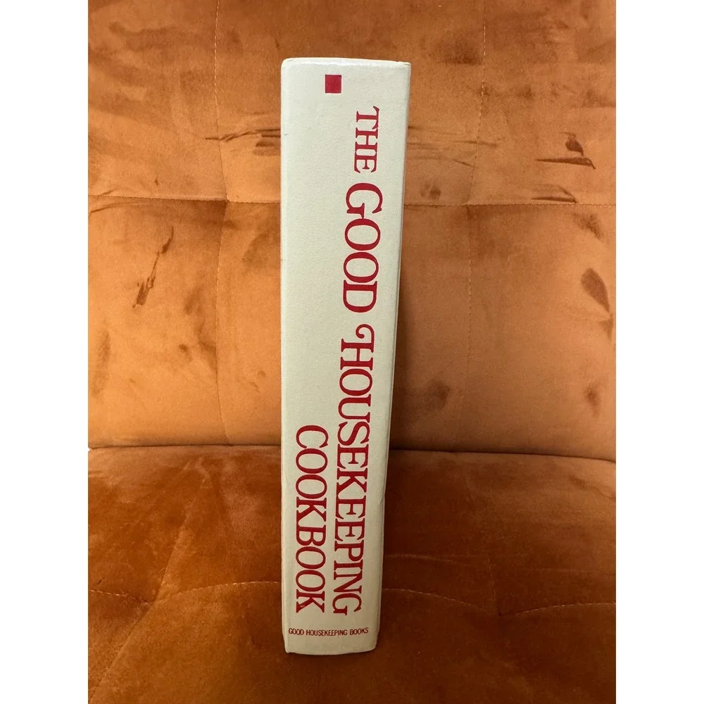 The Good Housekeeping Cookbook Vintage Hardcover ISBN 0878510141 Red Cream